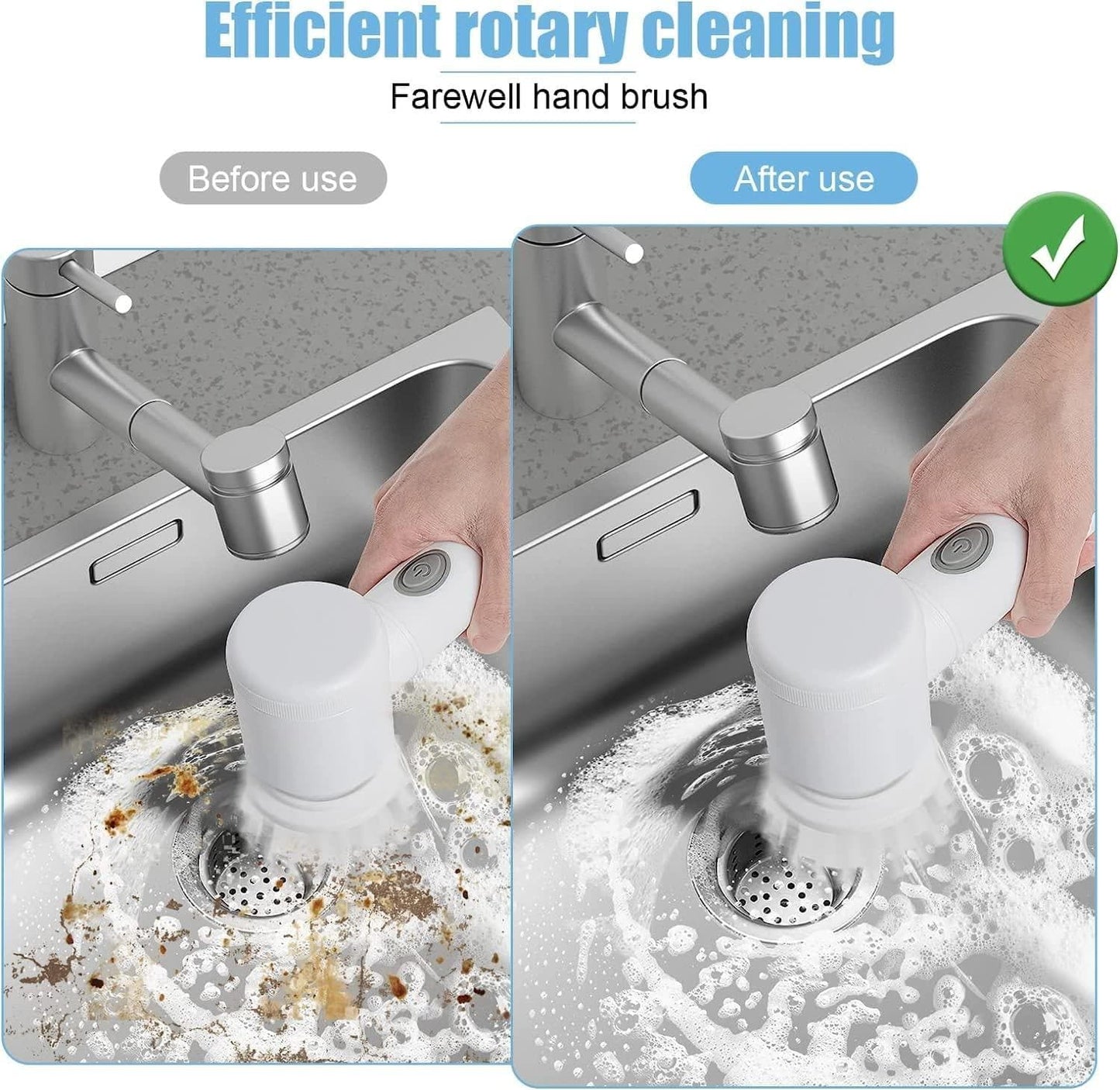Handheld Schoonmaakborstel 5 in 1 Multi Tool