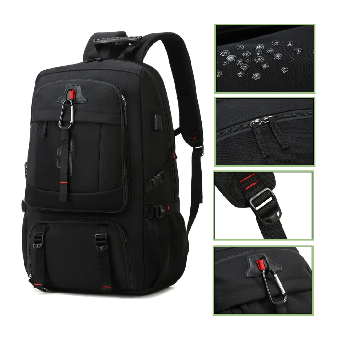 Reisrugzak 50L Waterdicht en Comfortabel voor Outdoor