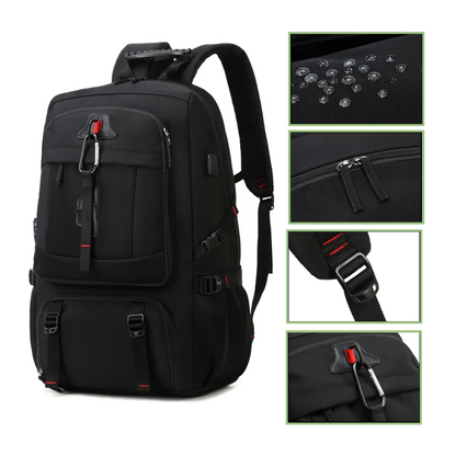 Reisrugzak 50L Waterdicht en Comfortabel voor Outdoor