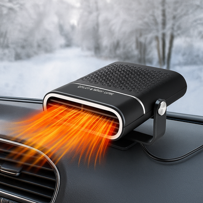 Draagbare Auto Verwarming Ruitontdooier 12V USB Zwart