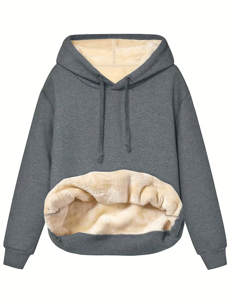 Faux Fur Hoodie Zacht en Warm voor Dames