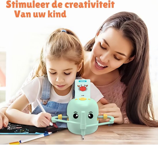 Tekenblok Set voor Kinderen met 100 Kaarten Leer Tekenvaardigheid