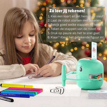 Tekenblok Set voor Kinderen met 100 Kaarten Leer Tekenvaardigheid