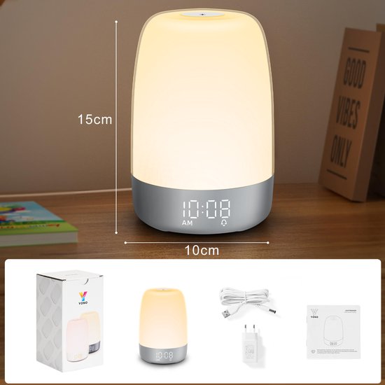 Wekkerradio met Wake Up Light en Natuurgeluiden voor een Energieke Dagstart