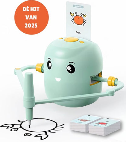 Tekenblok Set voor Kinderen met 100 Kaarten Leer Tekenvaardigheid - Velinix