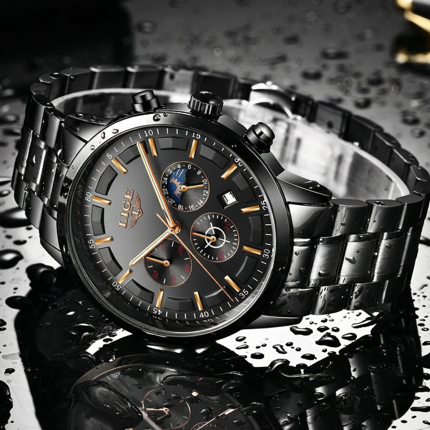 Heren Horloge SteeleX - Robuust Staal met Mineraalglas en Waterdicht