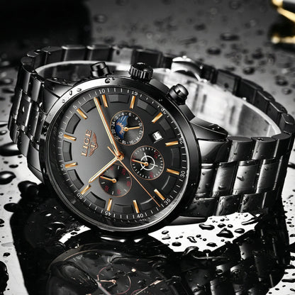 Heren Horloge SteeleX - Robuust Staal met Mineraalglas en Waterdicht