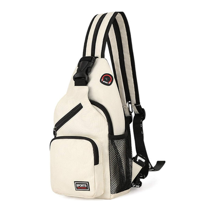 Dames Crossbody Tas - Lichte Canvas Schoudertas met Meerdere Dragers