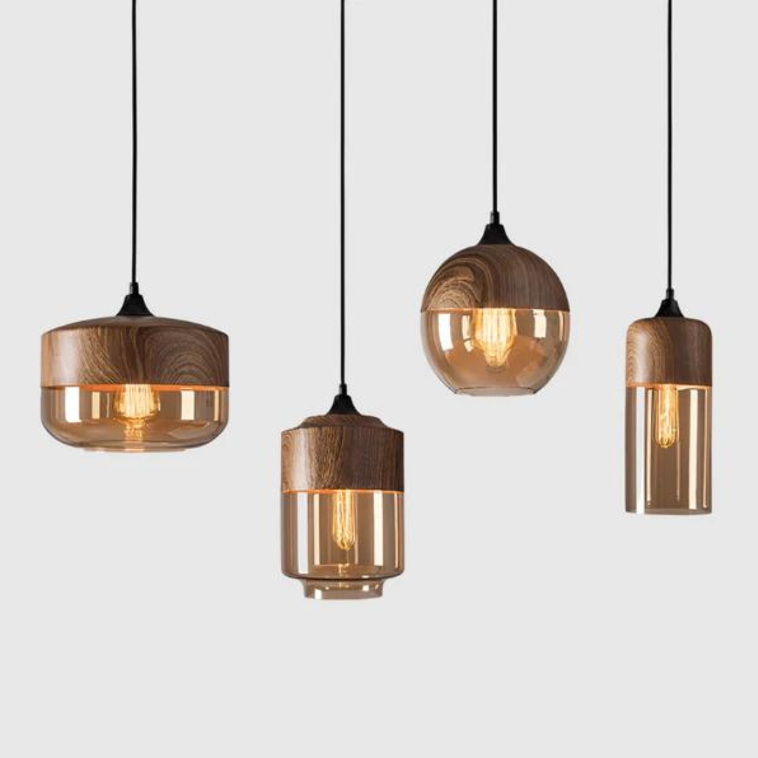 Houten Plafondlamp Scandinavisch Design Warm en Modern