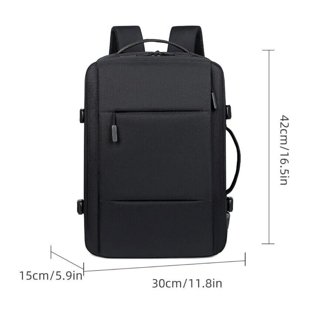 Waterdichte Rugzak USB met Laptopvak voor Laptop en Telefoon