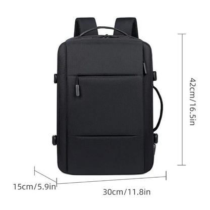 Waterdichte Rugzak USB met Laptopvak voor Laptop en Telefoon