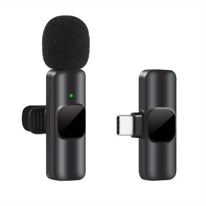 Draadloze Lavalier Microfoon voor Video en Livestream met Hoge Geluidskwaliteit