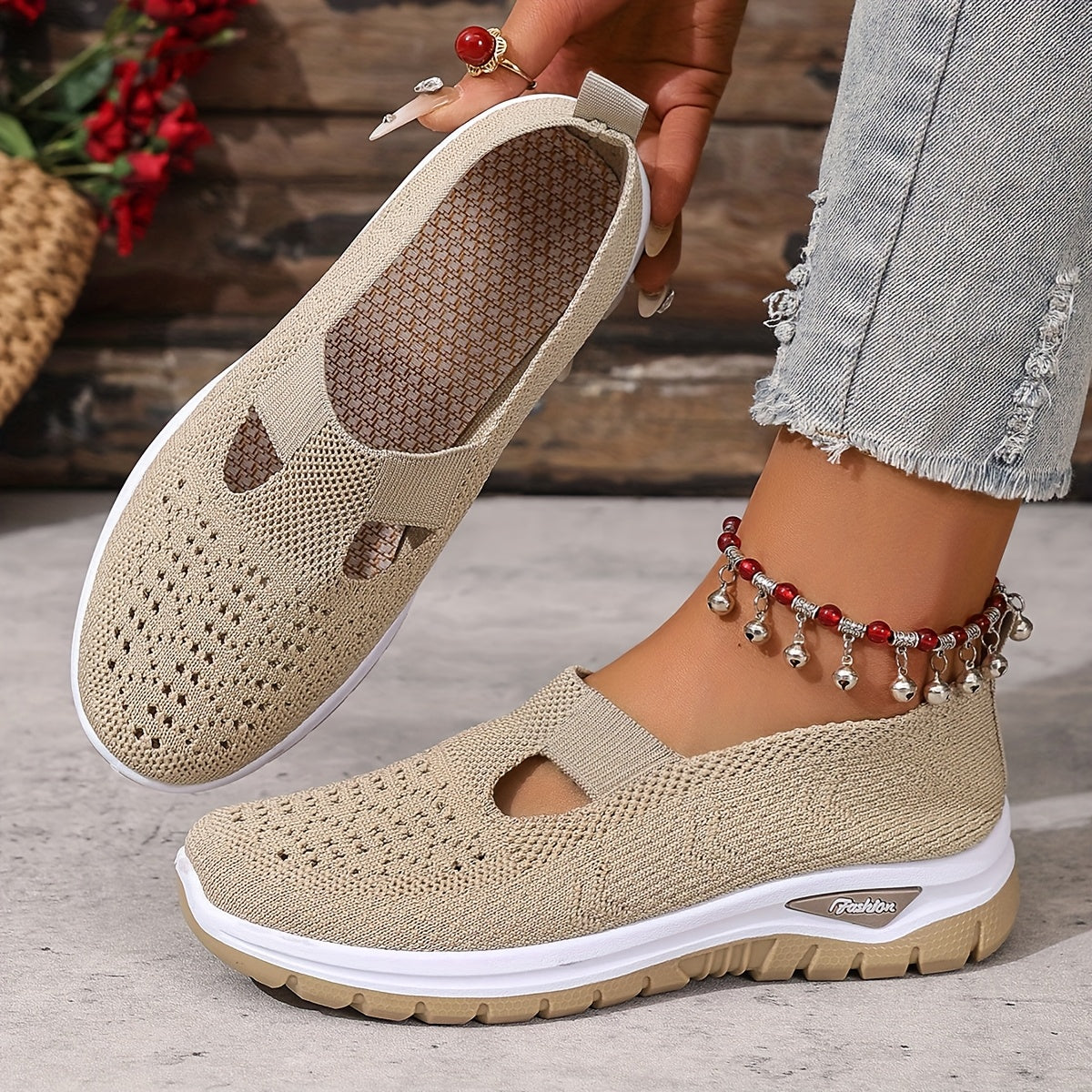 Dames Sneaker Orthopedisch Comfortabel met Flexibele Zool