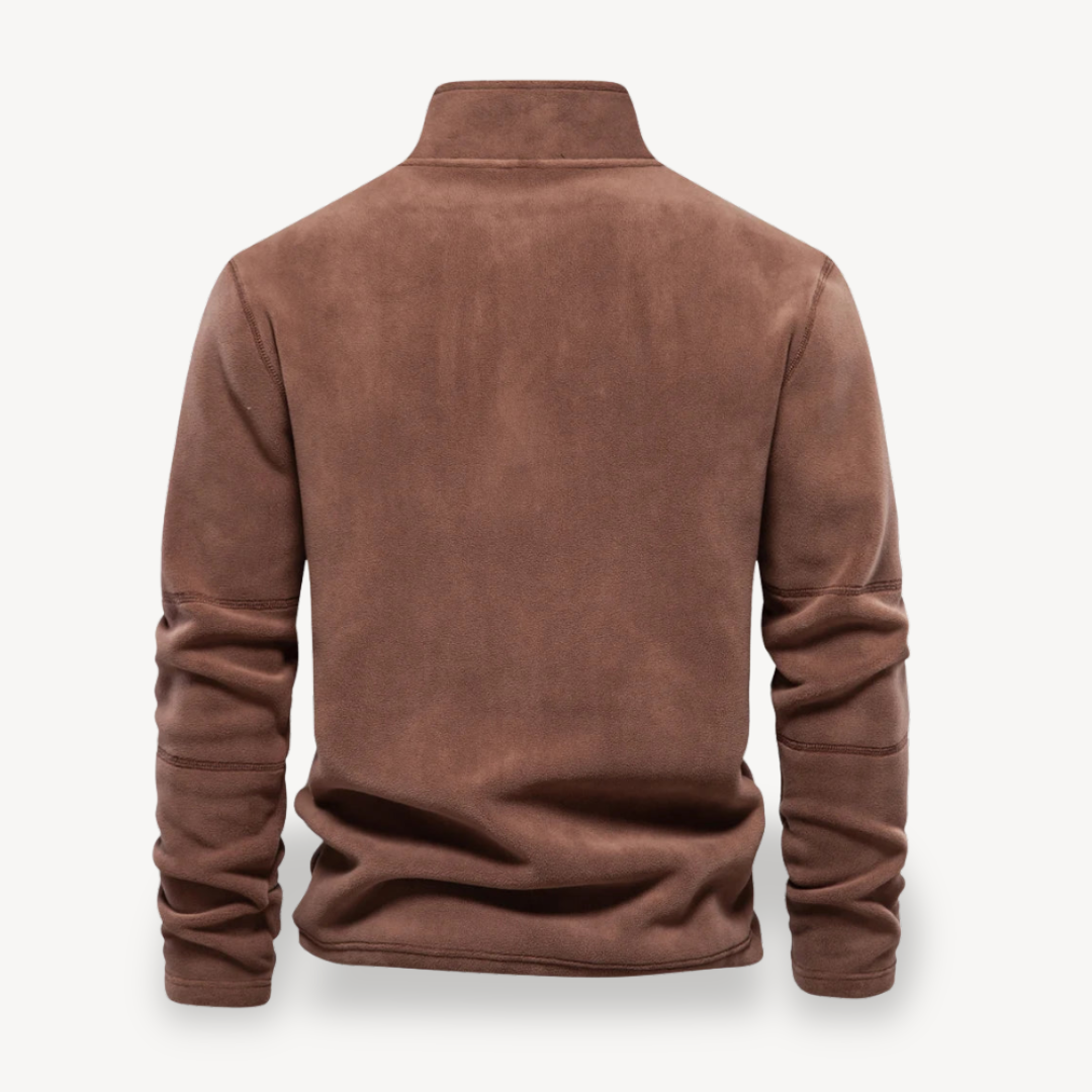 Heren Fleecevest Warm en Zacht met Rits