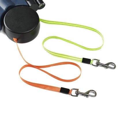 Hondenriem met LED Verlichting en Afvalzakhouder