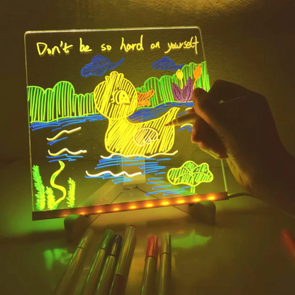 LED Tekenbord voor Kinderen en Volwassenen met Kleurende Lichten