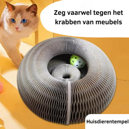 Interactief Kat Speelgoed - Verstelbare Krab met Speelbal voor Katjes