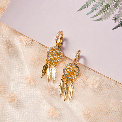 Gouden Oorbellen 14K Elegante Verfijning