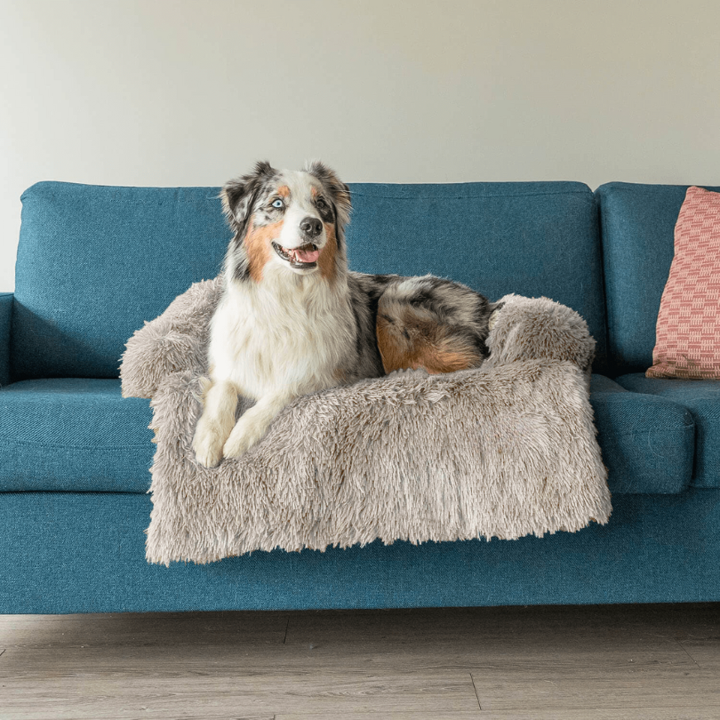 Waterafstotend Hondenbed met Zacht Vegan Bont en Antislip Bodem