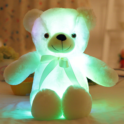 LED Teddybeer Pluche Speelgoed Kleurrijk Licht