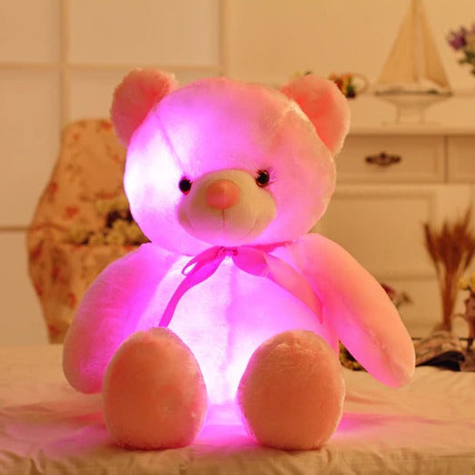 Knuffel Pluche Beer met Zachte LED Lichten