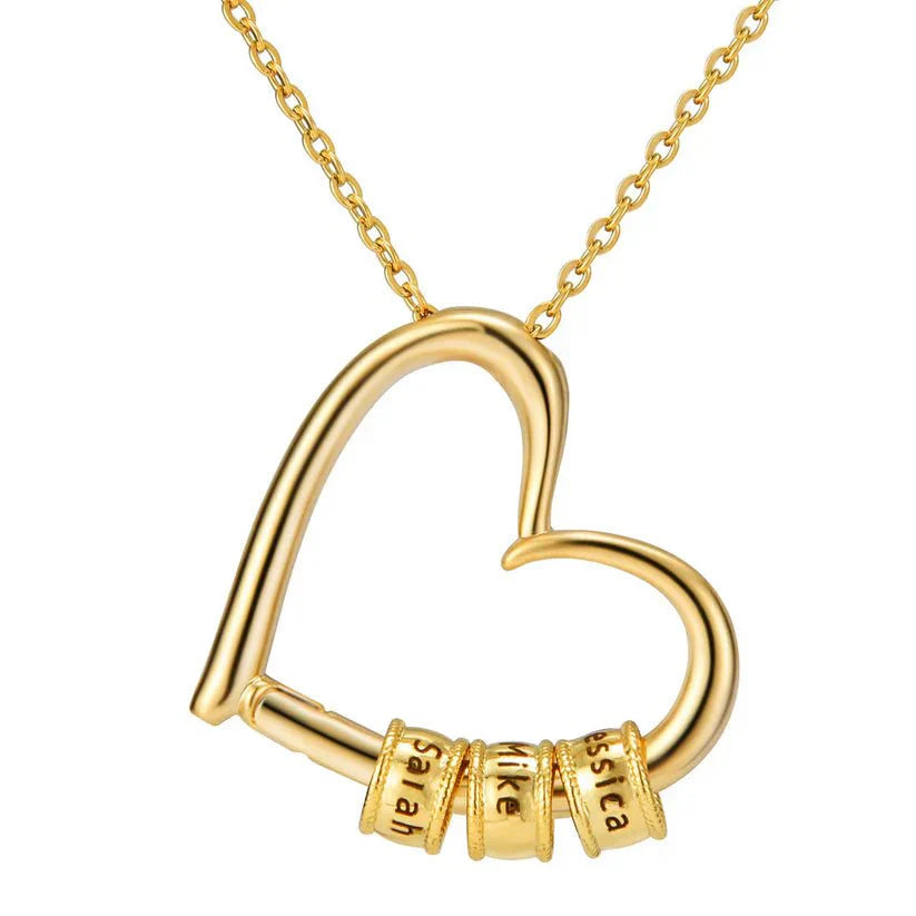 Liefdesketting met Gegraveerde Hanger Mooie Moederdag Geschenk - Velinix