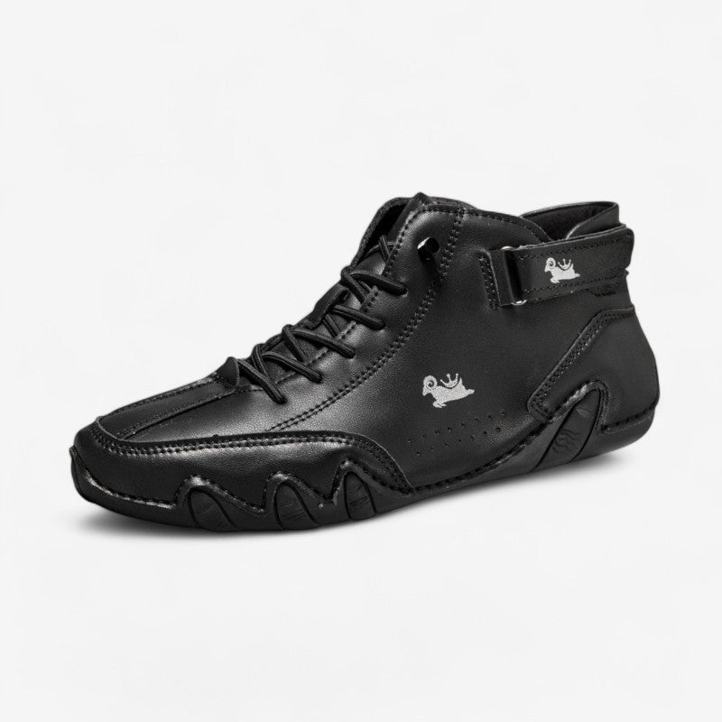 Stadsneakers voor Mannen - PU Sneakers met Ronde Neuzen en Antislipzool