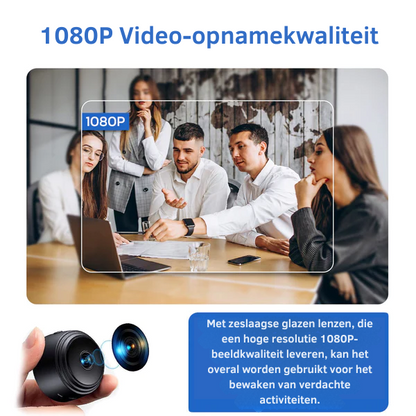 WiFi Beveiligingscamera Full HD met Nachtzicht en Bewegingsdetectie