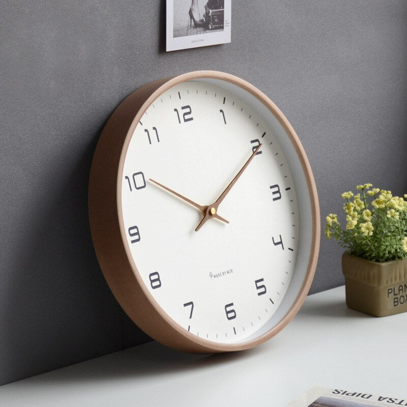 Scandinavische Houten Klok Modern Design