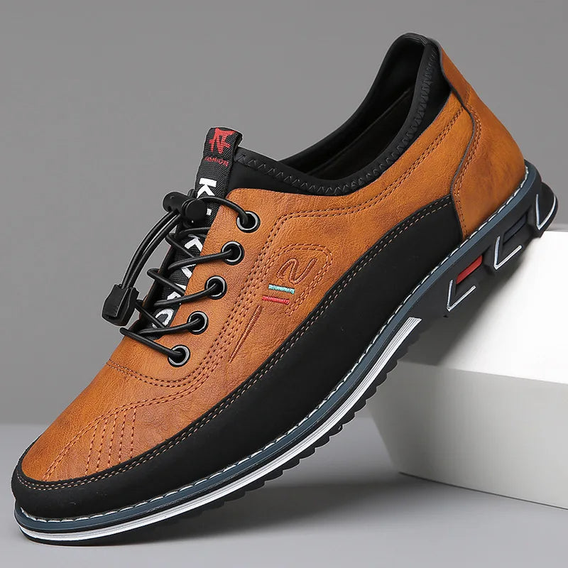 Heren Oxfordschoenen met Veters voor Werk en Dagelijks Gebruik - Velinix