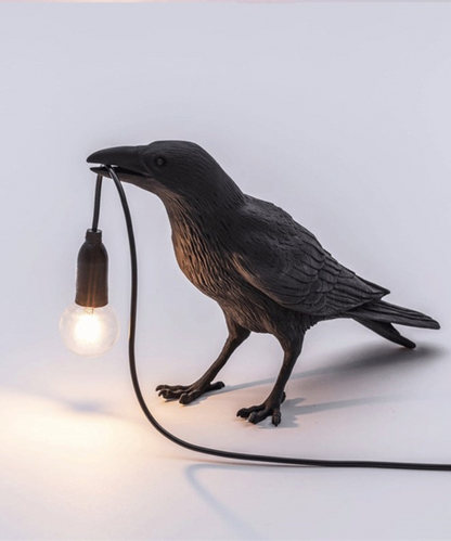 Vogel Tafellamp Unieke Kraaienlamp Dekoratie - Velinix