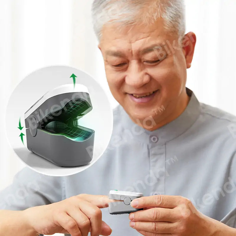 Pulsoxymeter Zuurstof- en Hartslagmeter met OLED-scherm Compact