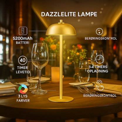 Draadloze Tafellamp met Aanraakbediening Dimbaar LED Licht