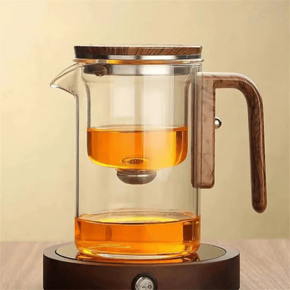 Theepot Glazen Transparant ClearBrew Modern Design