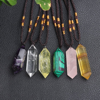 Amethist Hanger Natuurlijke Kristallen Ketting voor Innerlijke Rust