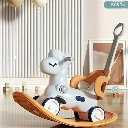 Baby Schommelpaard en Loopfiets 2-in-1 Veilig Leuk
