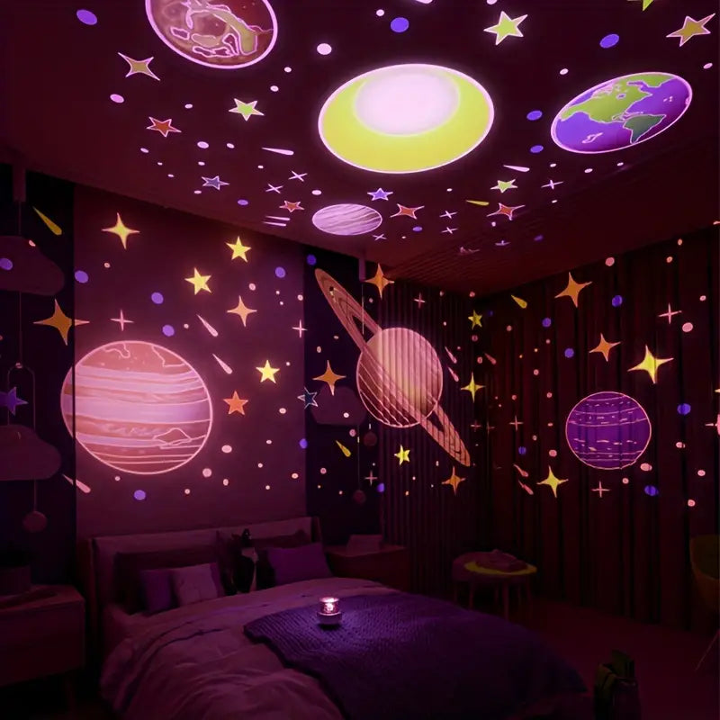 Kinderlamp Sterrenprojector voor Slaapkamer Nachtlicht
