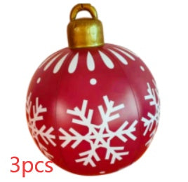 Kerstbal Buiten Decoratie 60cm Weerbestendig PVC
