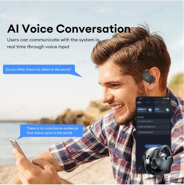 Draadloze Vertaal Oordopjes Bluetooth Met Microfoon