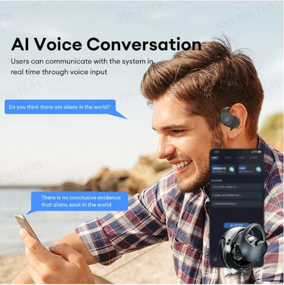 Draadloze Vertaal Oordopjes Bluetooth Met Microfoon