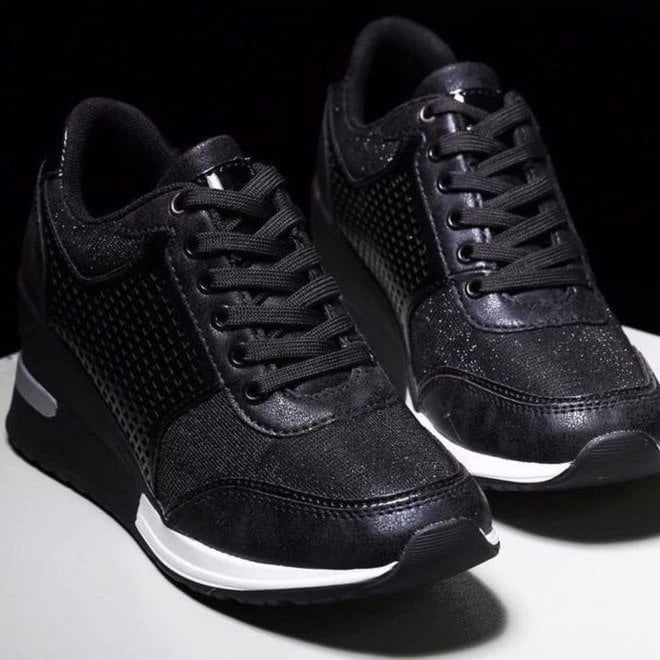 Hoge Hak Sneakers met Wedgezool - Velinix