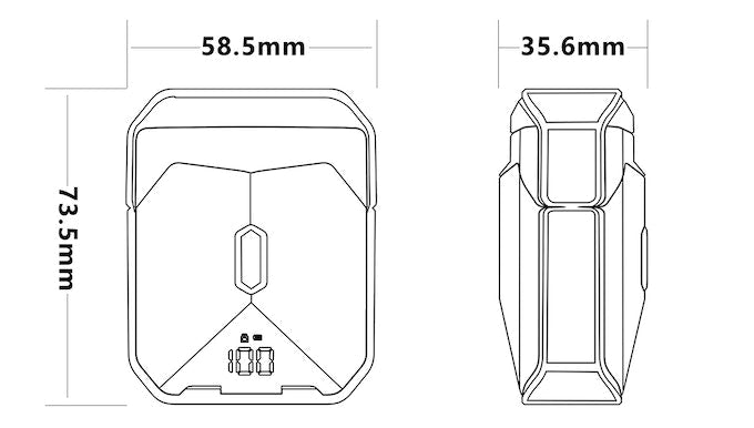 Reisscheerapparaat Compact Magnetisch Ontwerp