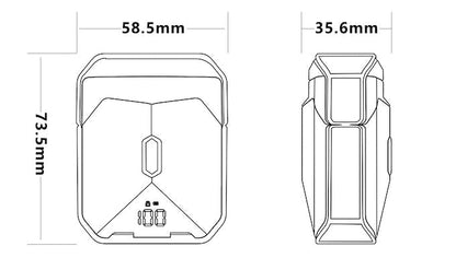 Reisscheerapparaat Compact Magnetisch Ontwerp