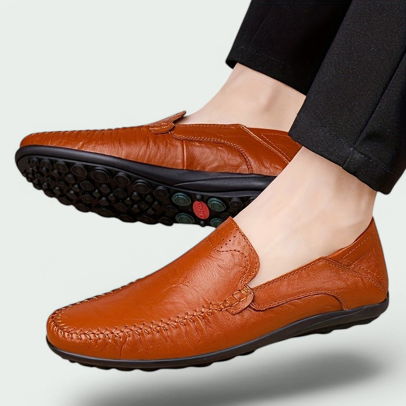 Owen™ – Heren Instappers van Hoogwaardig Leer met Comfort en Rubberen Zool-5