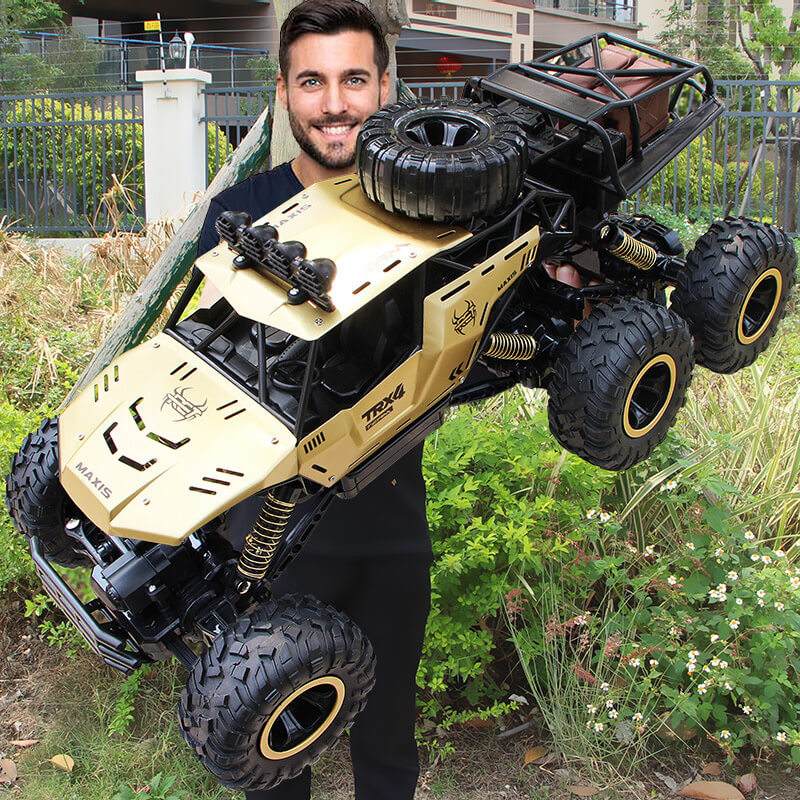 RC Monstertruck 6WD met LED Licht en Hoge Snelheid voor Offroad - Velinix