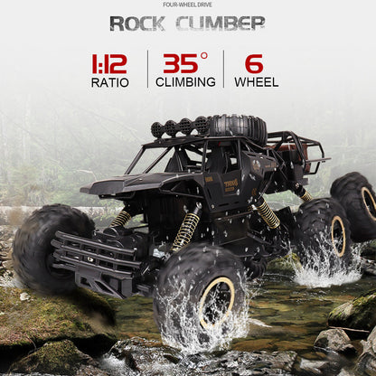 RC Monstertruck 6WD met LED Licht en Hoge Snelheid voor Offroad