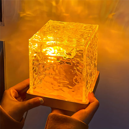 Kleurrijke LED Tafellamp met Water Effect en 16 Kleuren