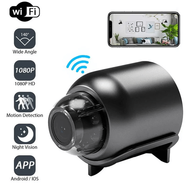 Draadloze Beveiligingscamera 1080P HD Mini WLAN-camera