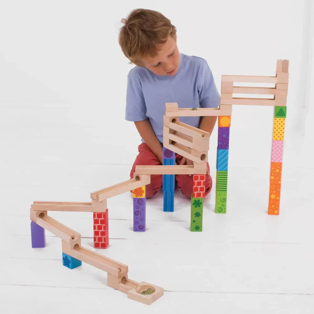 Knikkerspoor Set voor Kinderen Creatief Bouwen en Spelen