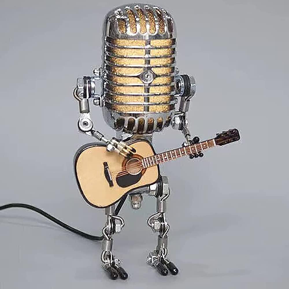Tafellamp Robot Gitaar Design Uniek Verlichting
